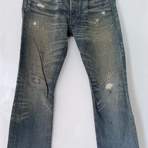 Ralph Lauren Double RL RRL Faded Blue Jeans